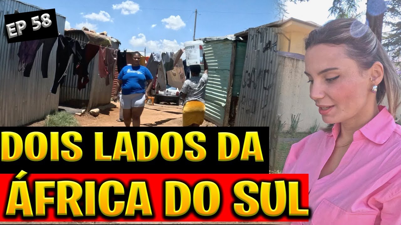 A forte realidade da ÁFRICA DO SUL 🇿🇦 SOWETO, o campo de REFUGIADOS para os negros no APARTHEID.