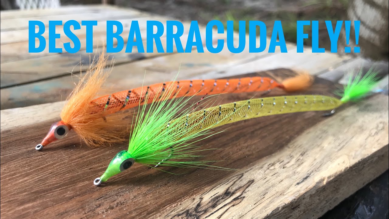 Barracuda fly pattern (double hook)