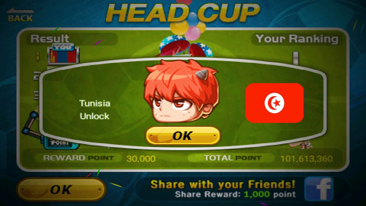 How to unlock Tunisia in head soccer