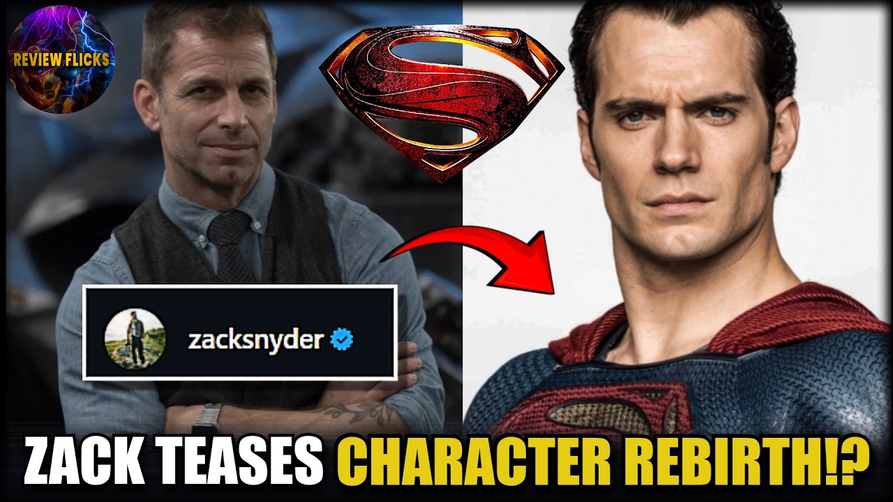 Zack Snyder POSTS New Henry Cavil Superman Image - Teases Rebirth of Character?!
