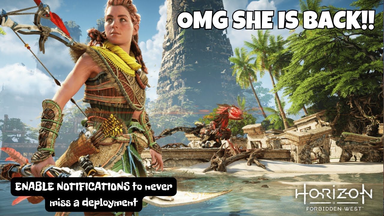 Horizon Forbidden West LIVE  gameplay Waterwing Dives, Bilegut Explosions & Override Fails