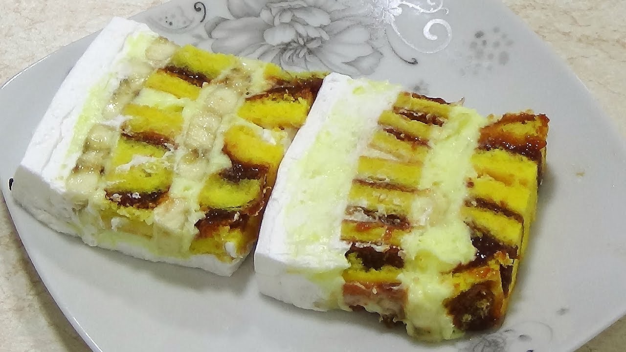 Torta sa bananama bez margarina