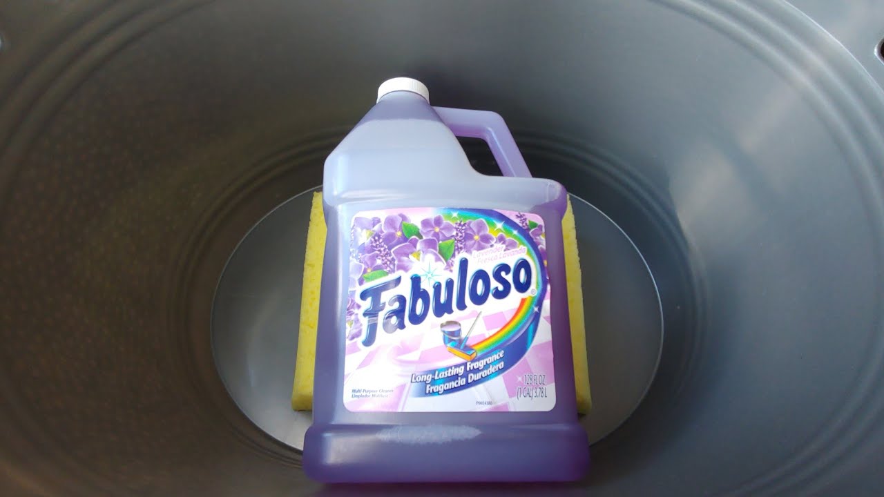 Lavender Fabuloso Jug✨ Pinalen + ice Sponge Rinse {ASMR SPONGE SQUEEZING}