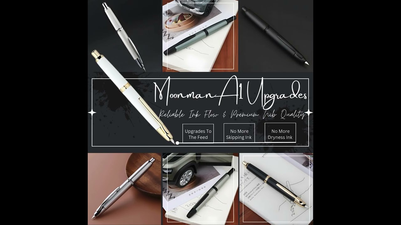 Moonman A1 Upgraded Fountain Pen &ndash; Enhanced Design, Smooth Writing, Perfect for Daily Use #MoonmanA1
