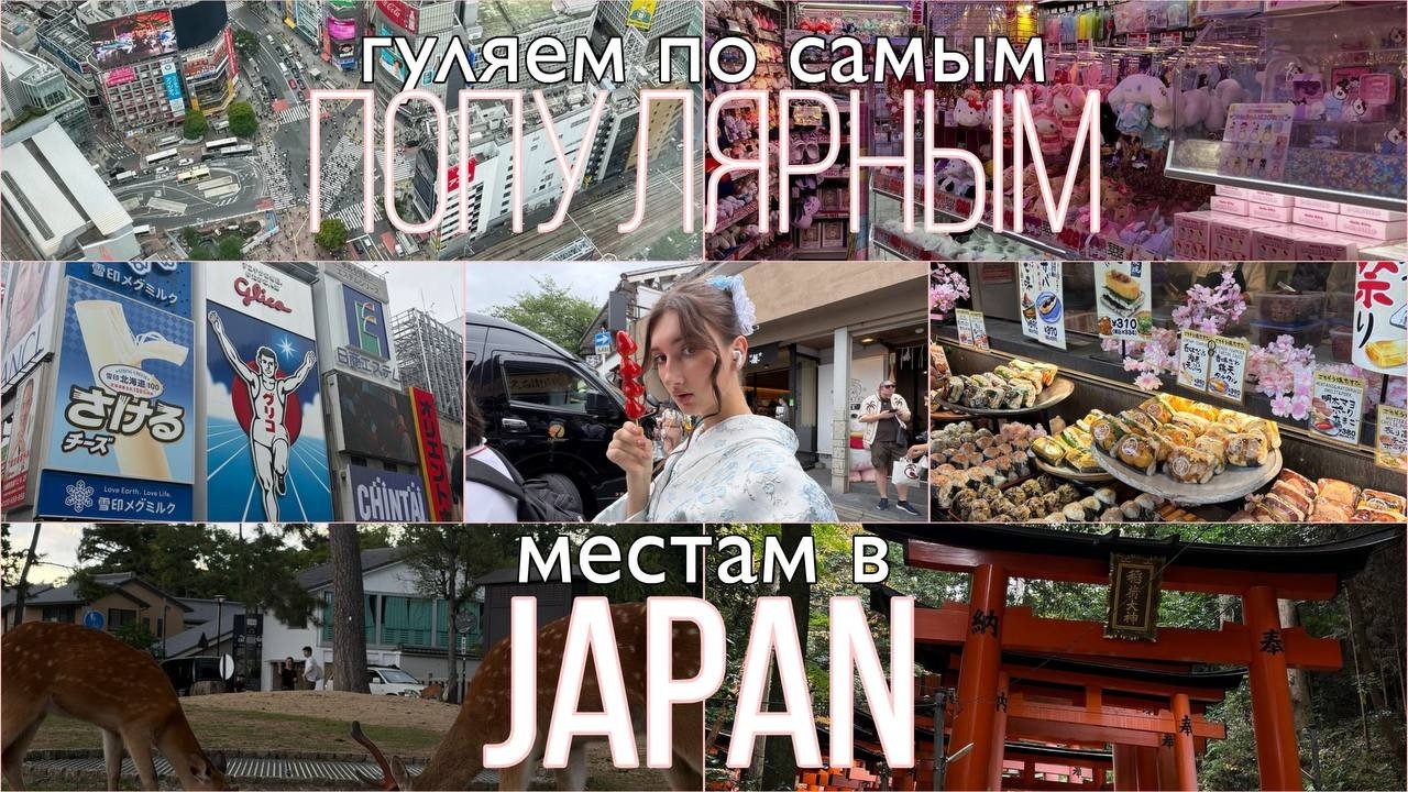 Гуляем по самым популярным городам Японии!🧘🏻&zwj;♀️🇯🇵🍜