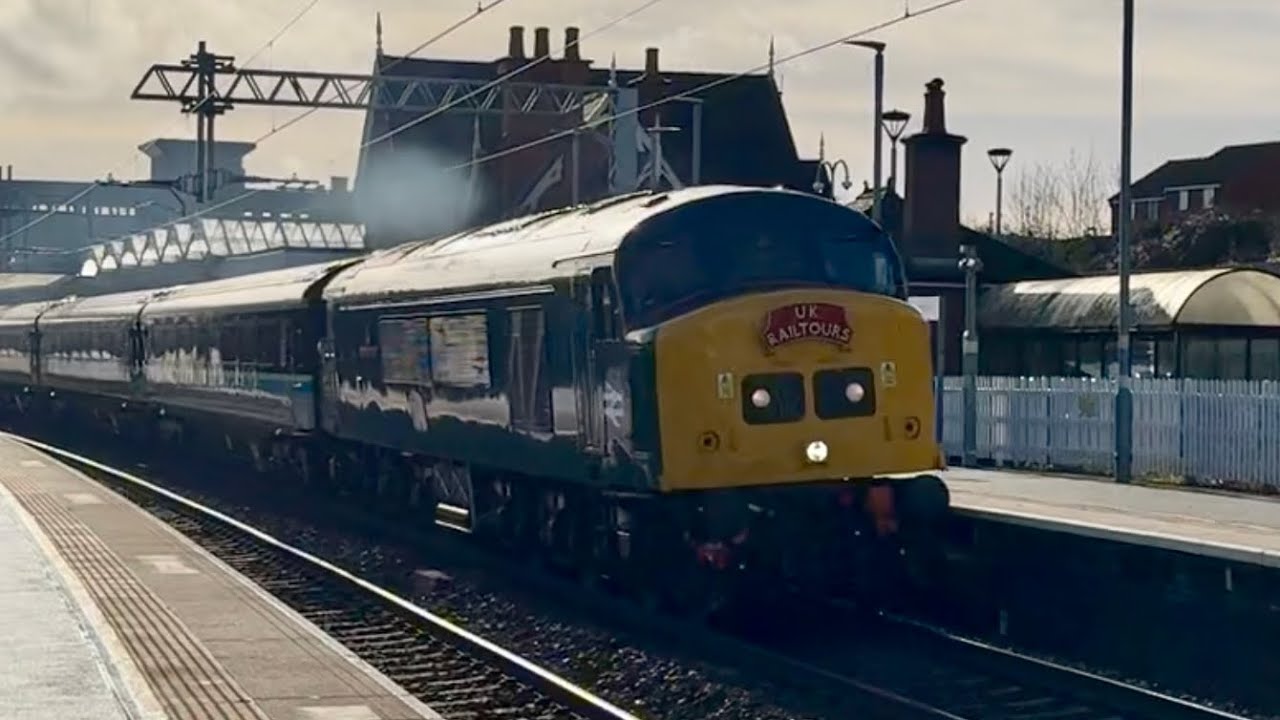 Trains and tones at Wellingborough railway station class 45118 + 47593 24/1/26