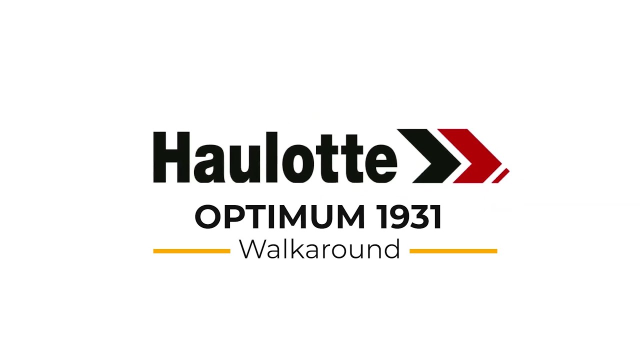 Walkaround video - Haulotte OPTIMUM 1931 Slab scissor lifts - US
