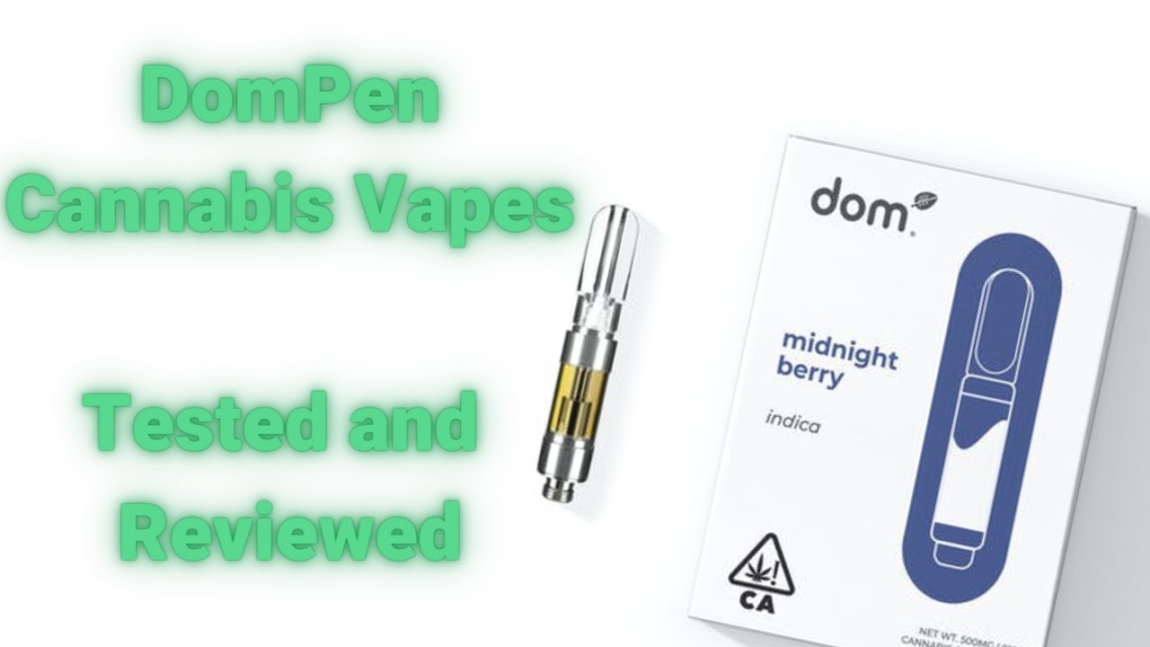 Dompen Midnight Berry Indica Vape Cartridge. Tested and Reviewed.