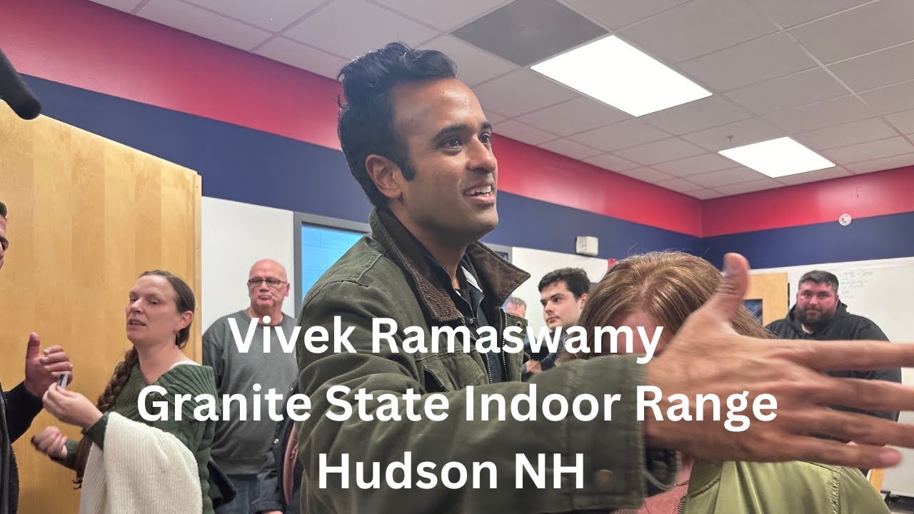 Vivek Ramaswamy at the Granite State Indoor Range in Hudson NH Part 1