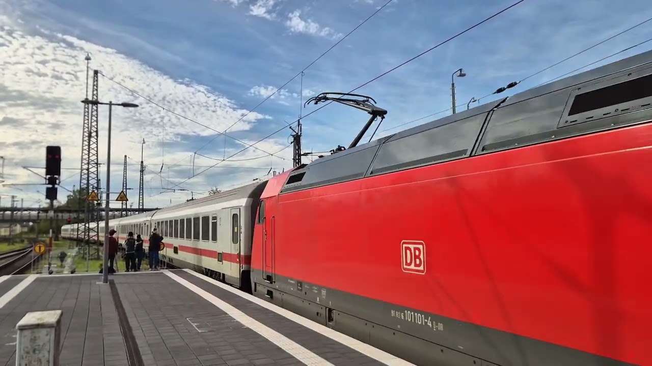 (Letzte!)Einfahrt des InterCity 2083 