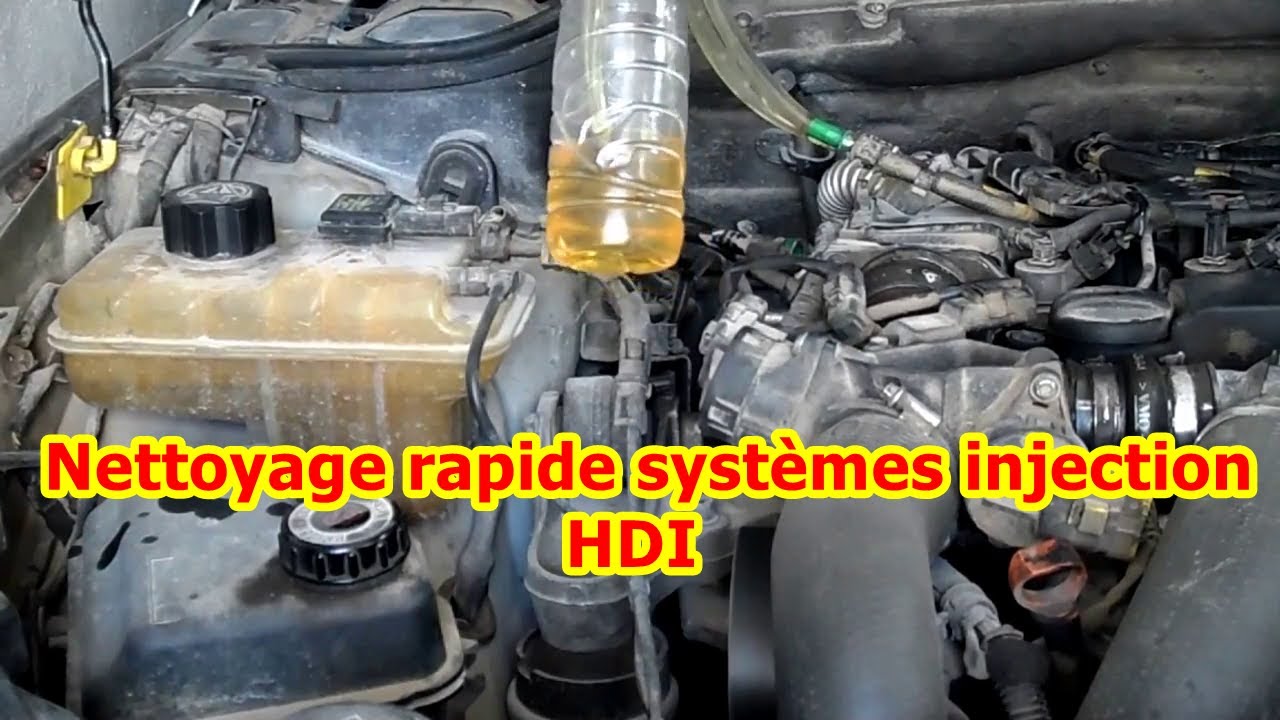 Nettoyage rapide systèmes injection HDI - تنظيف مباشر و سريع للبخاخ - mécanicien automobile mokhtar