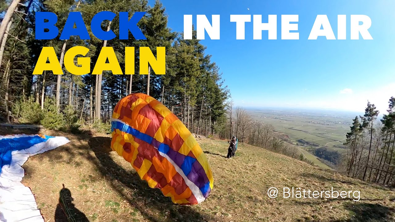 IN THE AIR - AGAIN - FEBRUARY PARAGLIDING in 4K