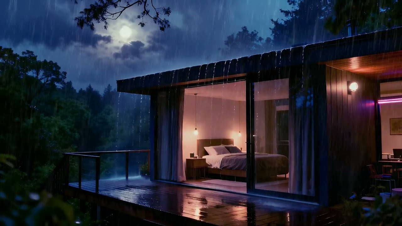 It's Time to Relax | 8 Hrs of Relaxation | Rain and Thunder | Sleep and Healing