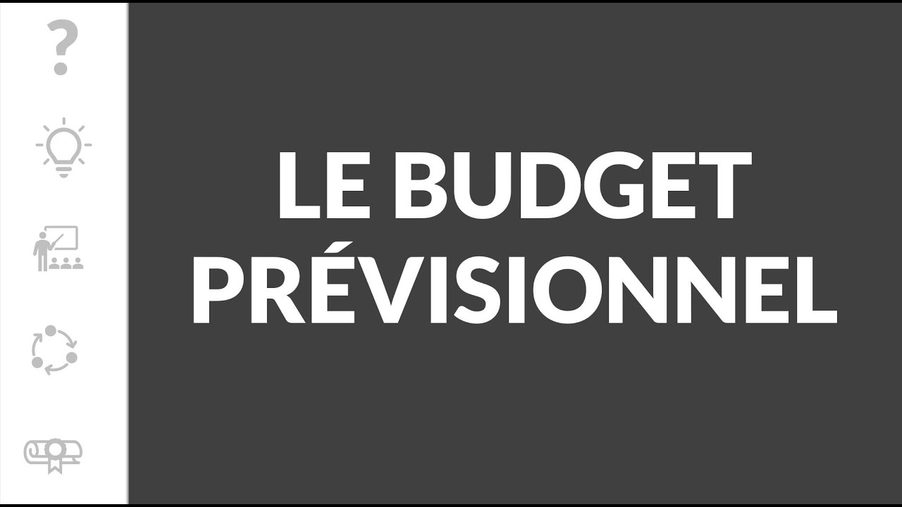 Tutoriel sur le budget prévisionnel