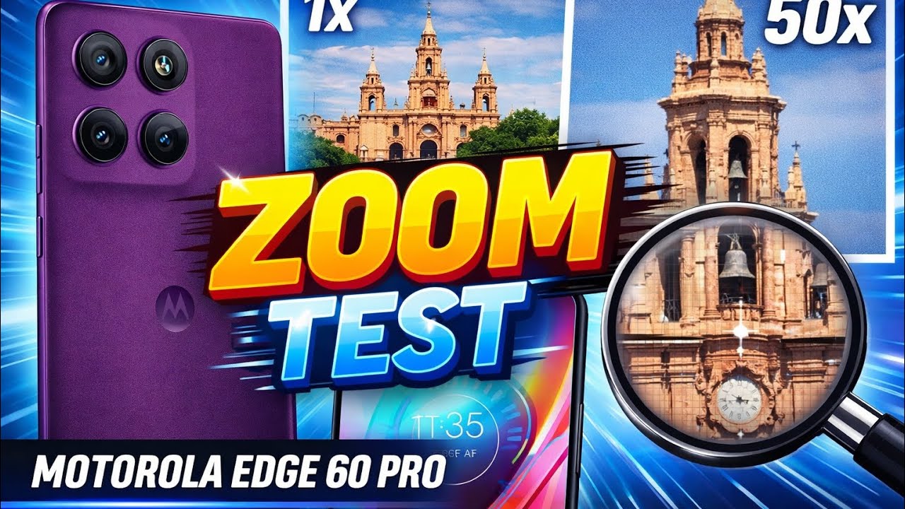 Zoom Test del Motorola Edge 60 pro, ¿Valdrá la pena? 🤔