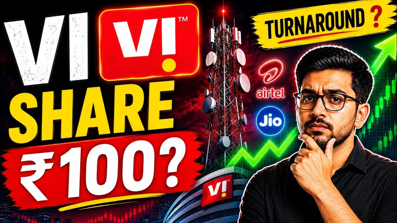 VI Share ₹100 Tak Jayega? | Vodafone Idea Turnaround Story
