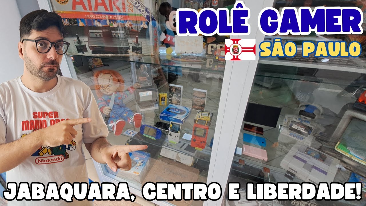Visitando lojas de games antigos em São Paulo: Santa Efigênia, Liberdade e Jabaquara!