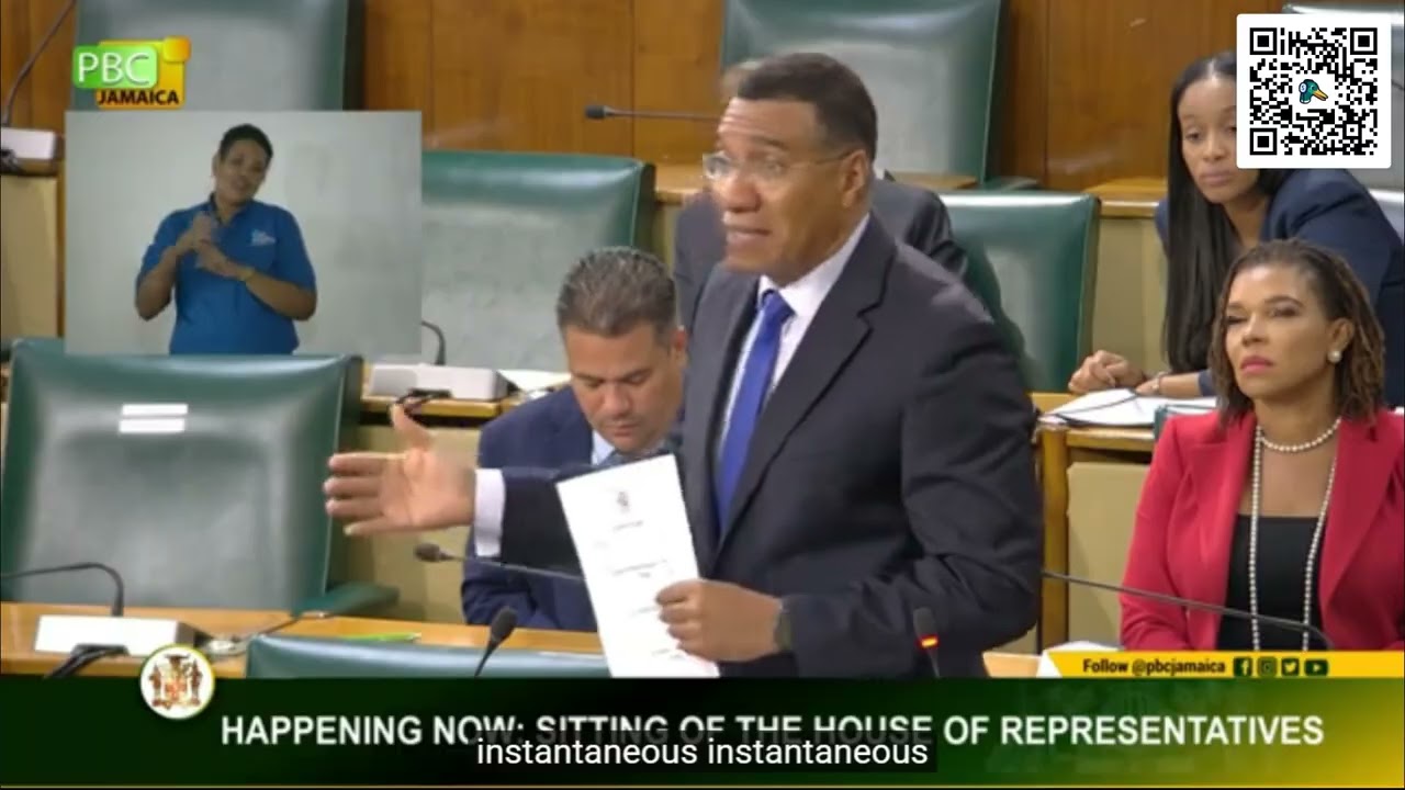 PM Andrew holness Reply to OL Mark Golding 