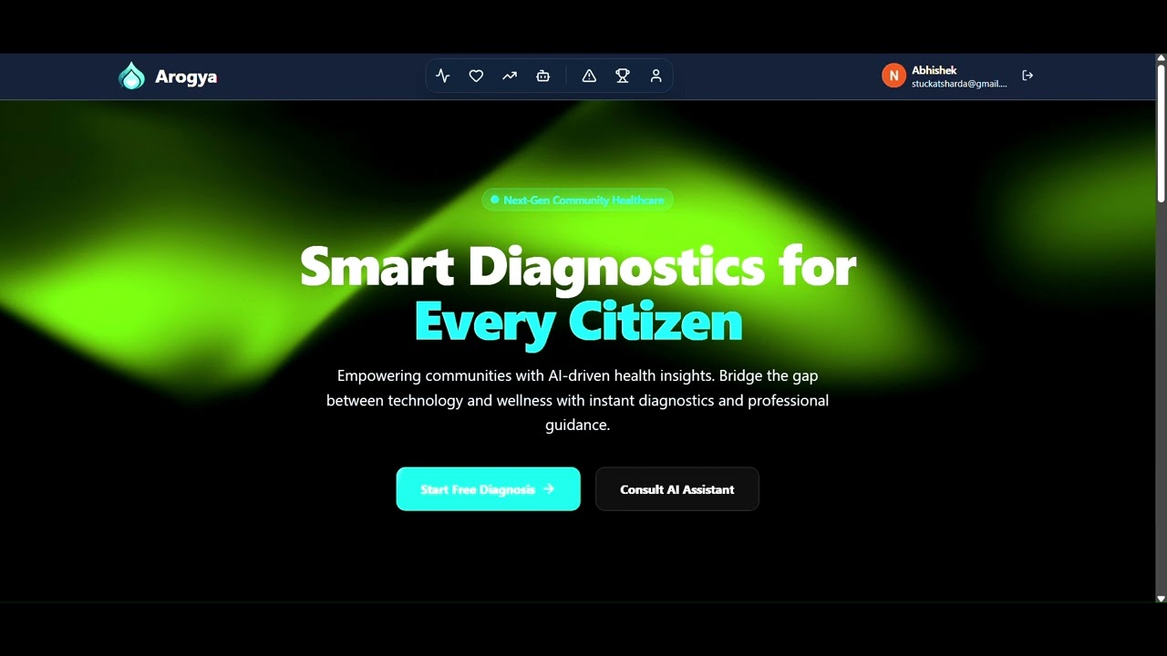 Arogya AI | HackFest 26 | HealthCare Hackathon | Team Novonixsoft |