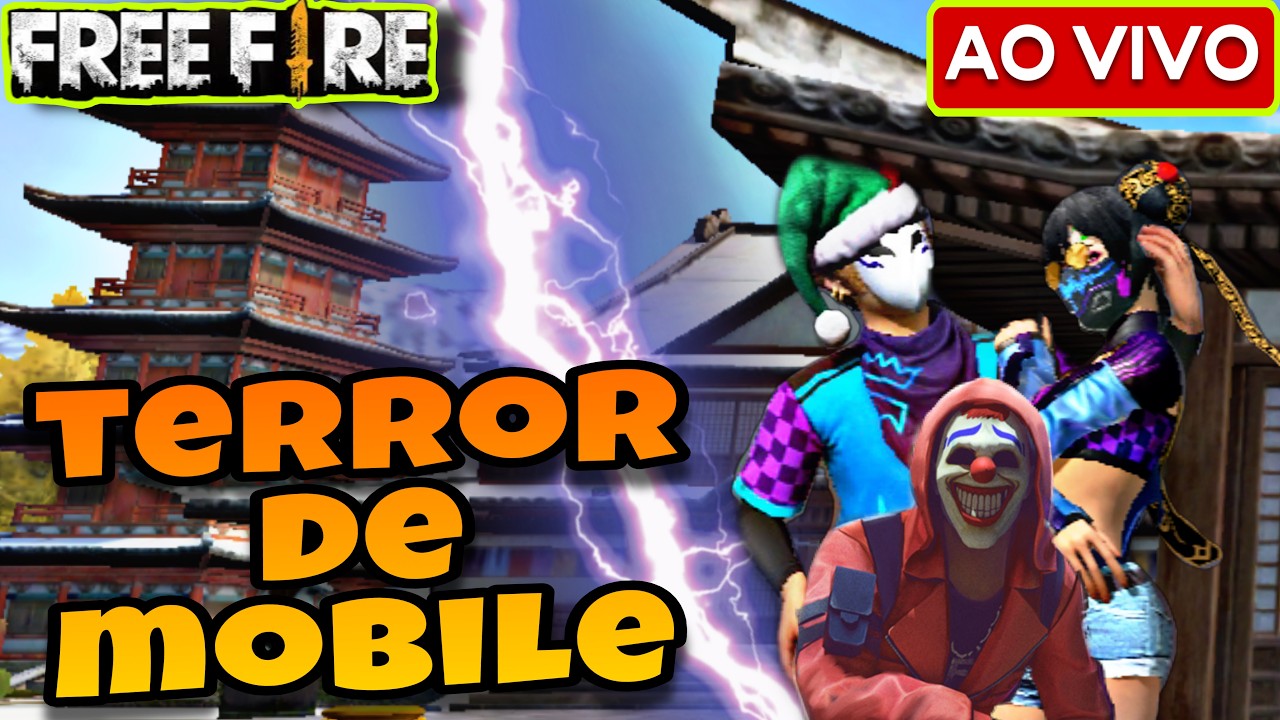 FREE FIRE AO VIVO🔵 ENTRA AÍ 🔵 QUERO SABER SE O VÔVÔ TÁ CASADO PT. II