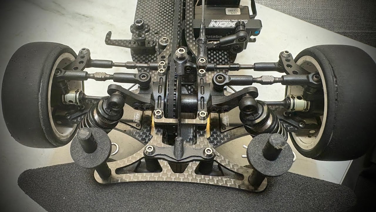 Test Run Day 2 Axon TC10/3 Spare Car Carbon Chassis Modified Class 2pc