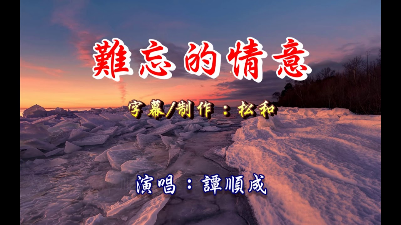 譚順成 ~ 難忘的情意