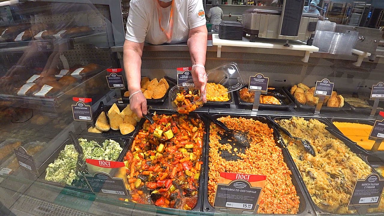 Fast Shopping in a Huge Russian Supermarket / Different Russia 2021