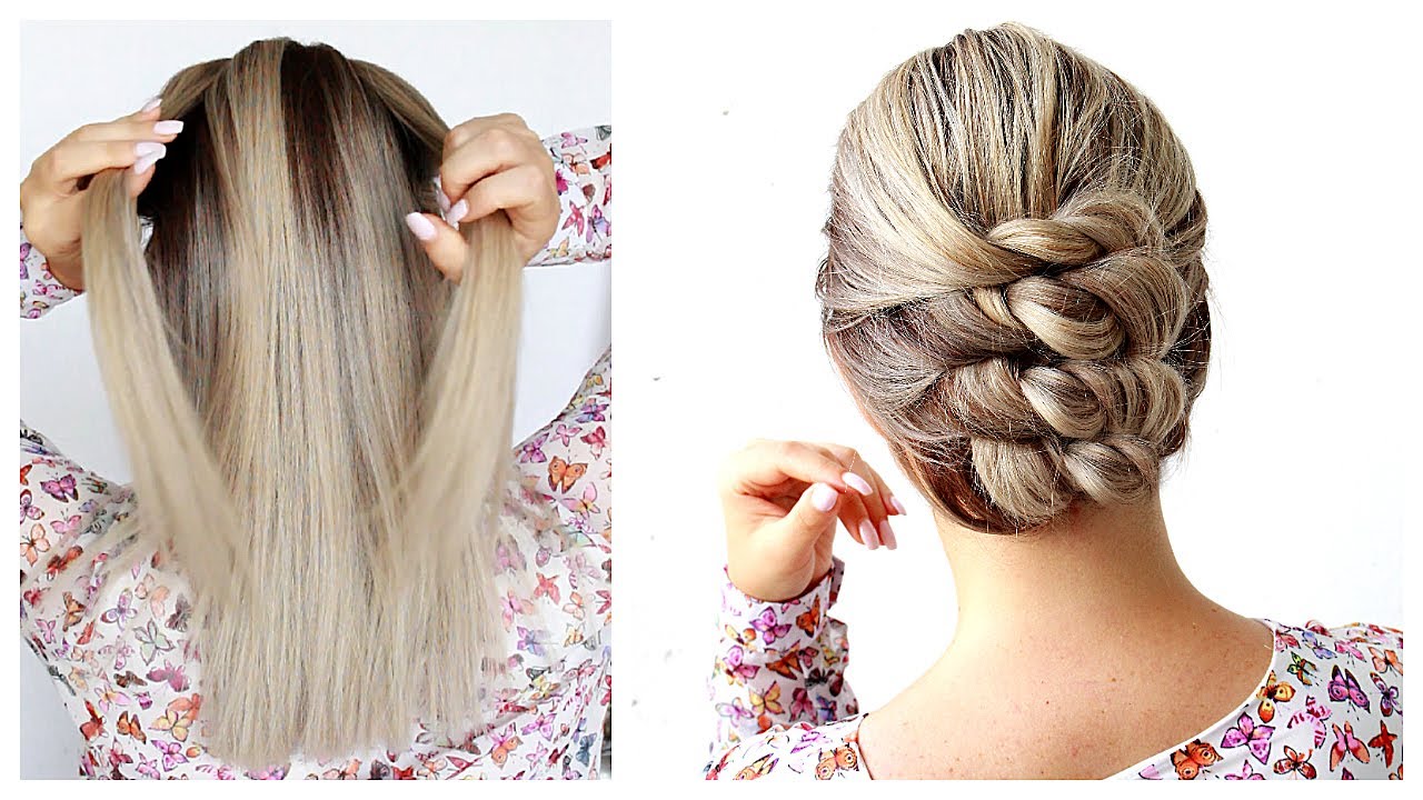 DIY EASY UPDO 😱 Wedding Prom Updo Hair Tutorial by Another Braid