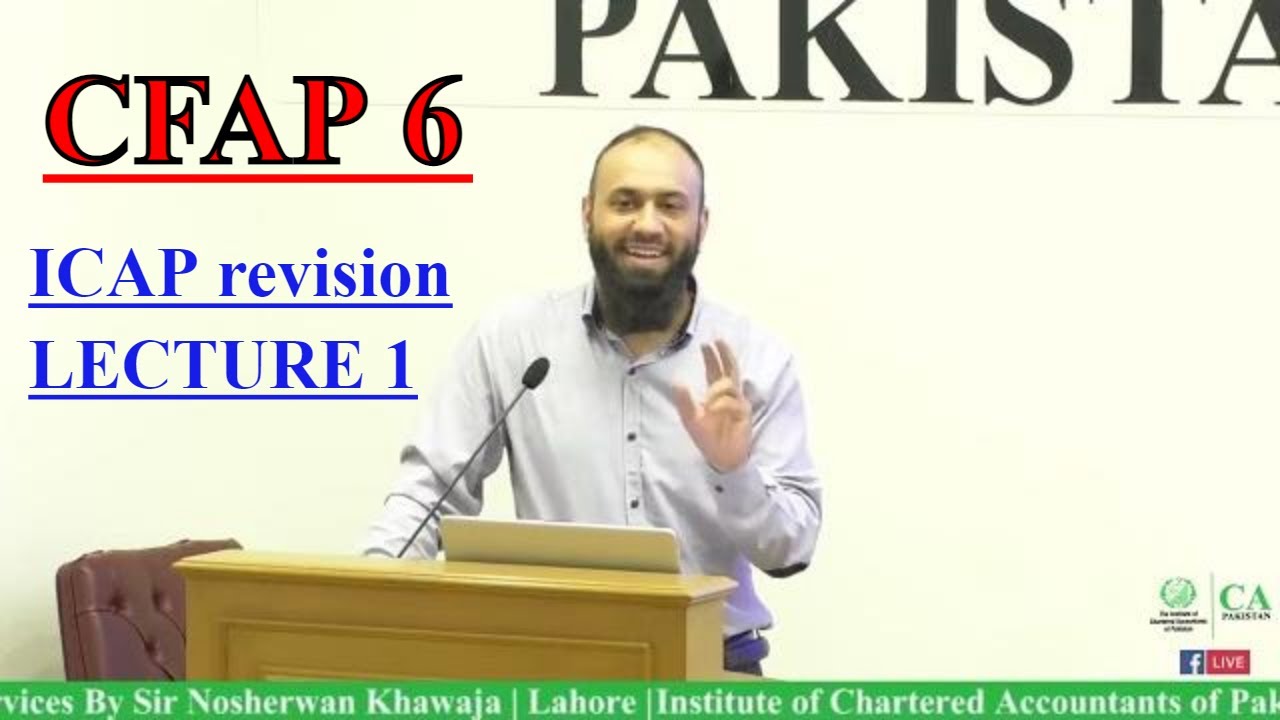 CFAP 6 Lecture | AARS Audit, Assurance & Related Services ICAP Revision DAY1