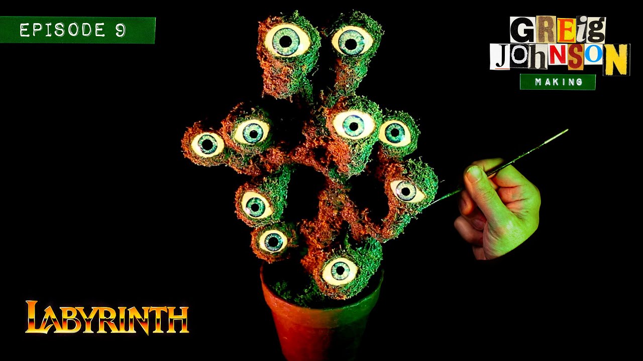 Making a lamp of the eye lichen from Labyrinth