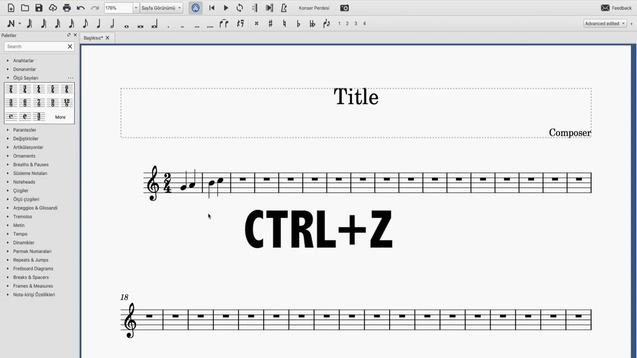 Müzik - Bilgisayarda Musescore Programını Kullanarak Nota Yazmak
