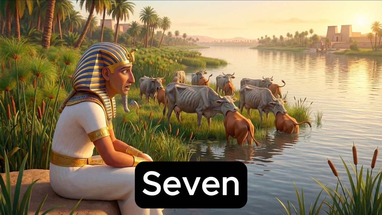Joseph Interprets Pharaoh&rsquo;s Dream Bible Story &ndash; &ldquo;Seven&rdquo; (Lyric Video) | Shout For Joy Music