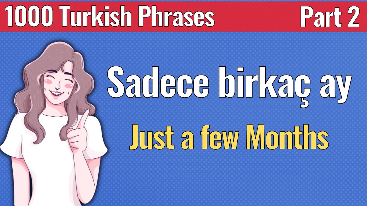 1000 Turkish Phrases - Part 2 - Learn Turkish easily | Language Animated
