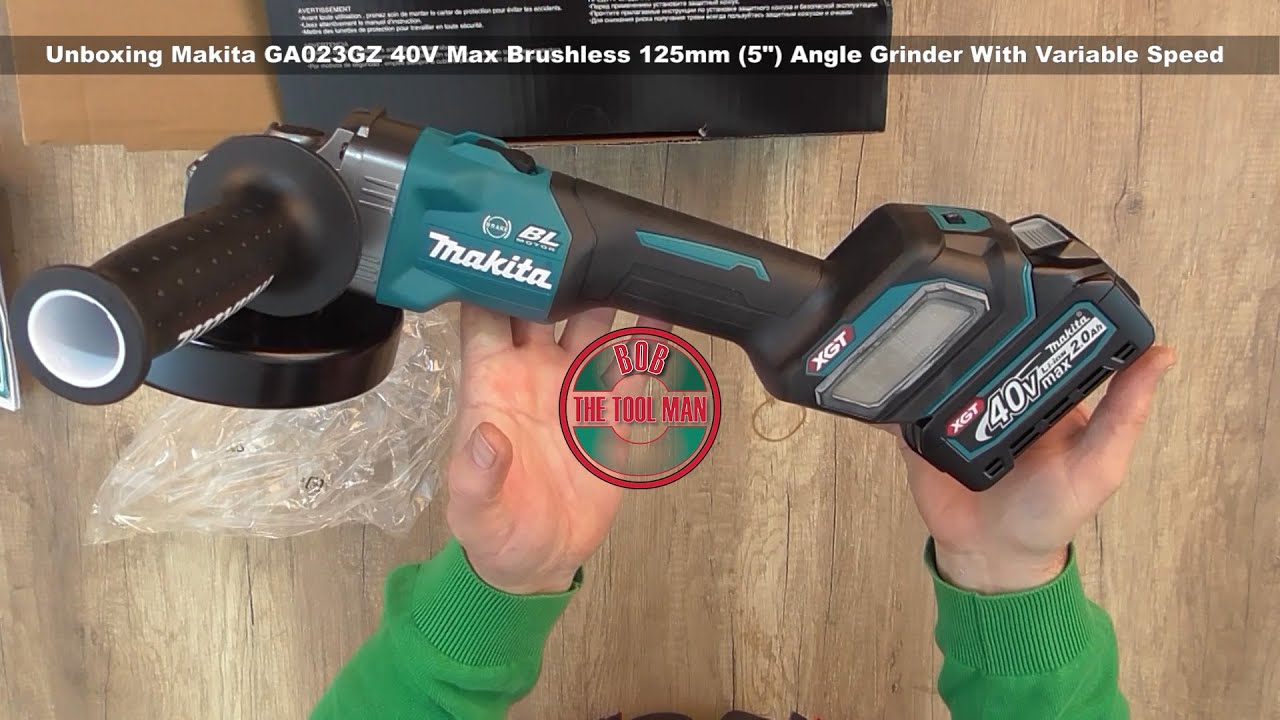 Unboxing Makita GA023GZ 40V Max Brushless 125mm (5