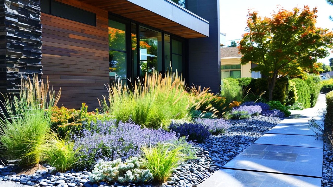 LOW MAINTENANCE BACKYARD LANDSCAPING DESIGN IDEAS | STUNNING NO-MOW LANDSCAPING FOR BACKYARD AREA