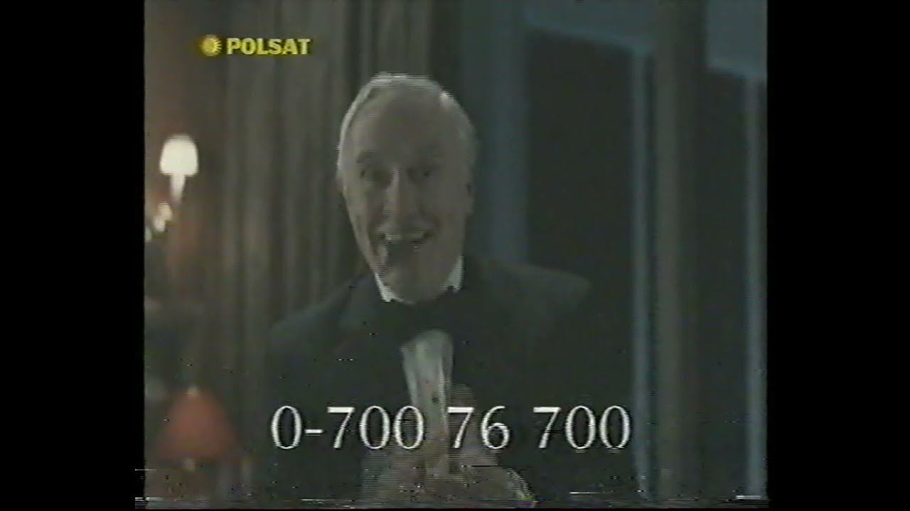 Polsat - Losowanie Lotto (fragment), audiotele, ident oraz blok reklamowy. 12.12.1997 r.