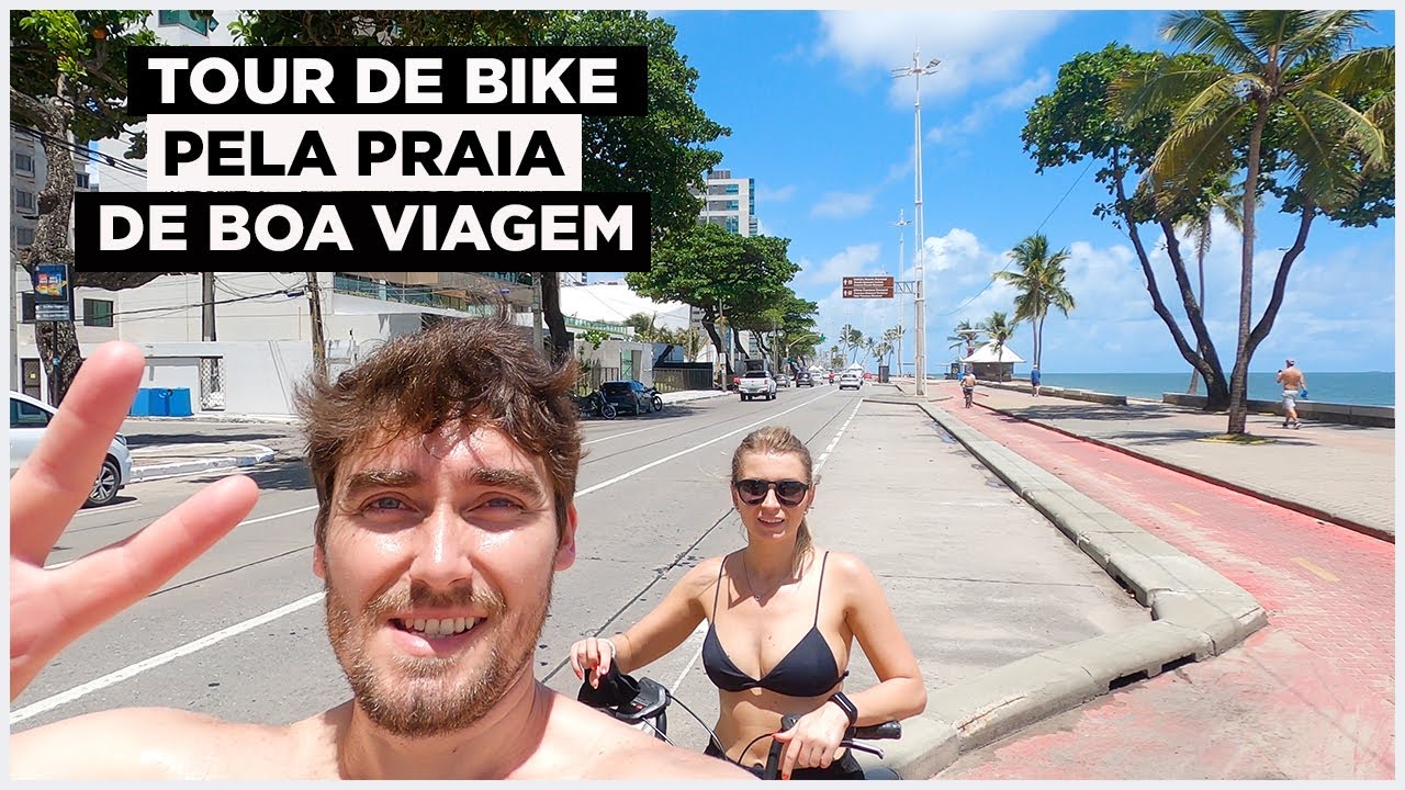 PASSEIO DE BIKE PELA PRAIA DE BOA VIAGEM_RECIFE / COM NARRAÇÃO