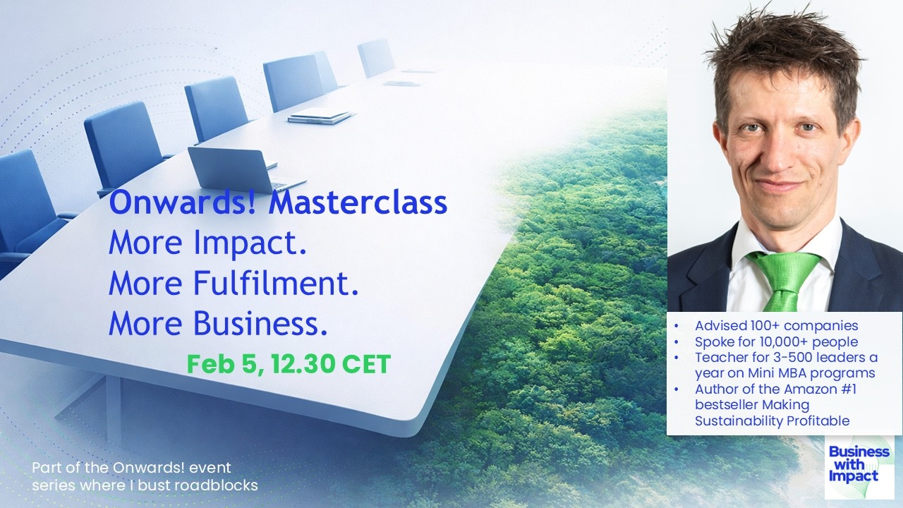 Making Sustainability Profitable: Masterclass for Business Leaders