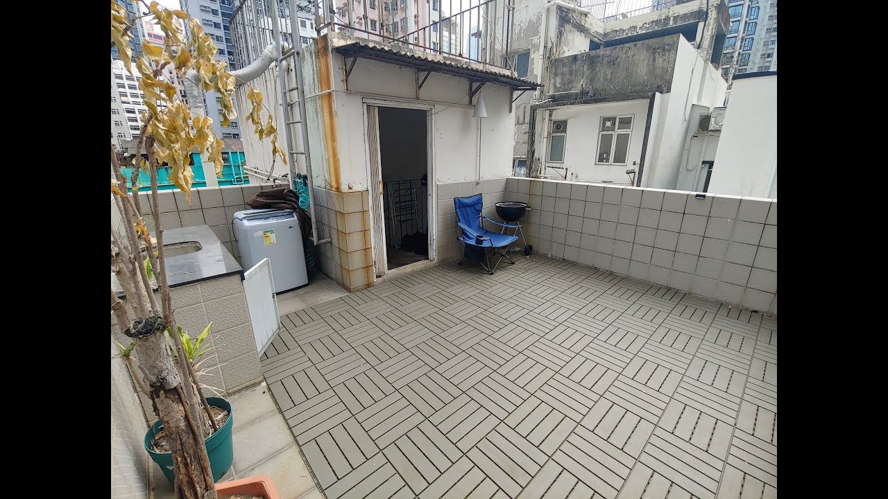 *private rooftop* Sheung Wan $9,800 net 246, 2 bedrooms, Tai Ping Shan Street, walk up 5/F no lift