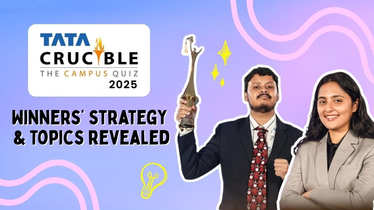 Crack Tata Crucible Campus Quiz 2025 | Winners’ tips & common topics | Win Internship at TATA