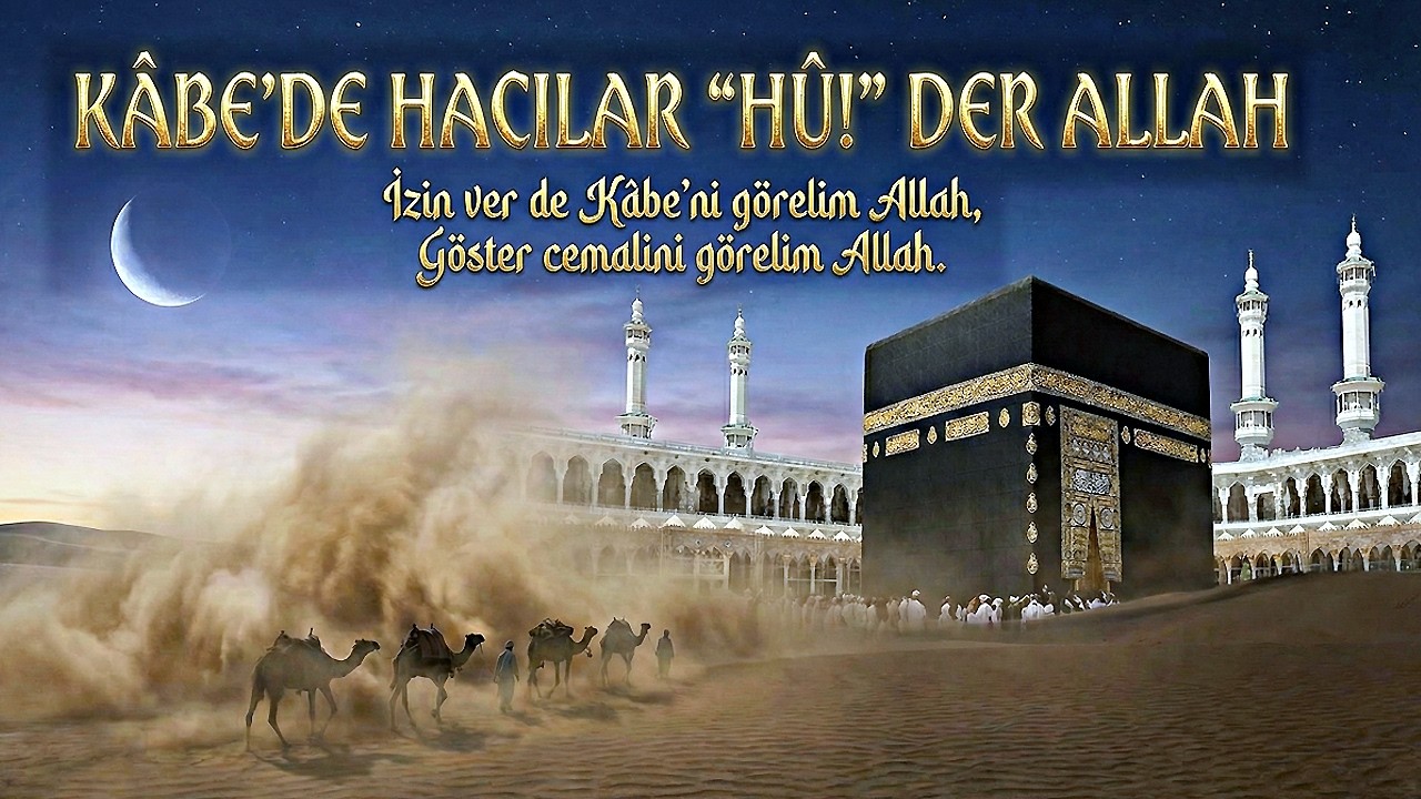 Kâbe'de Hacılar Hû Der Allah 🎵 Orta Asya Türk Ezgileri & Dombra (Epik Yapay Zeka Yorumu)