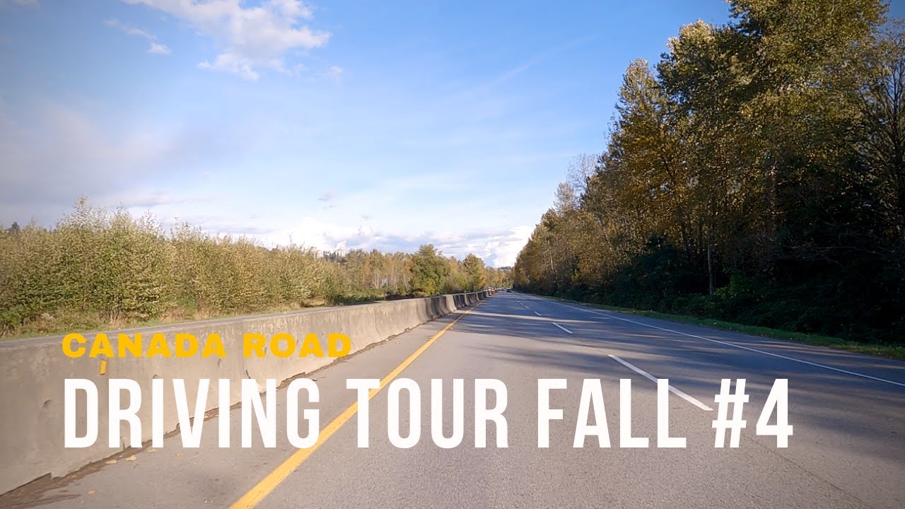 [4K/60fps] Driving Marine way BC Canada Fall #4 - Driving TourㅣCanada road, 4K Virtual Tour