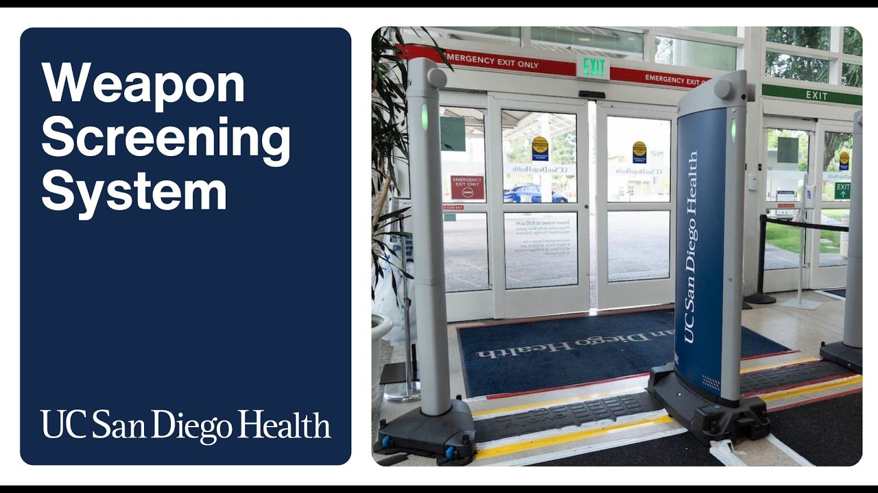 New Weapons Screening System Enhances Security at UC San Diego Health