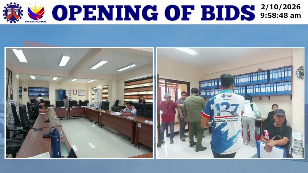 Procurement Livestream for DPWH Marinduque DEO on February 10, 2026