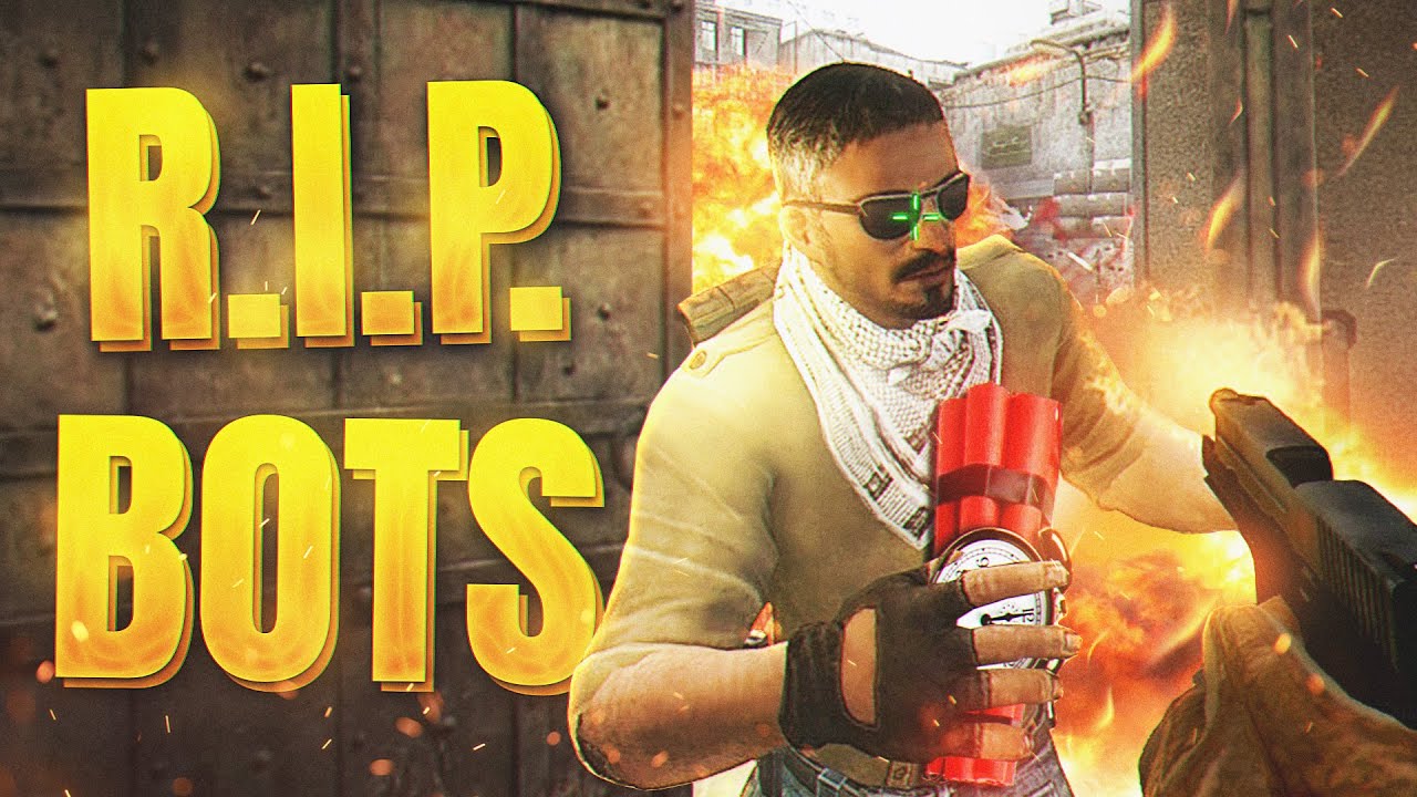 Лучшие моменты с ботами в CS:GO! (R.I.P.)