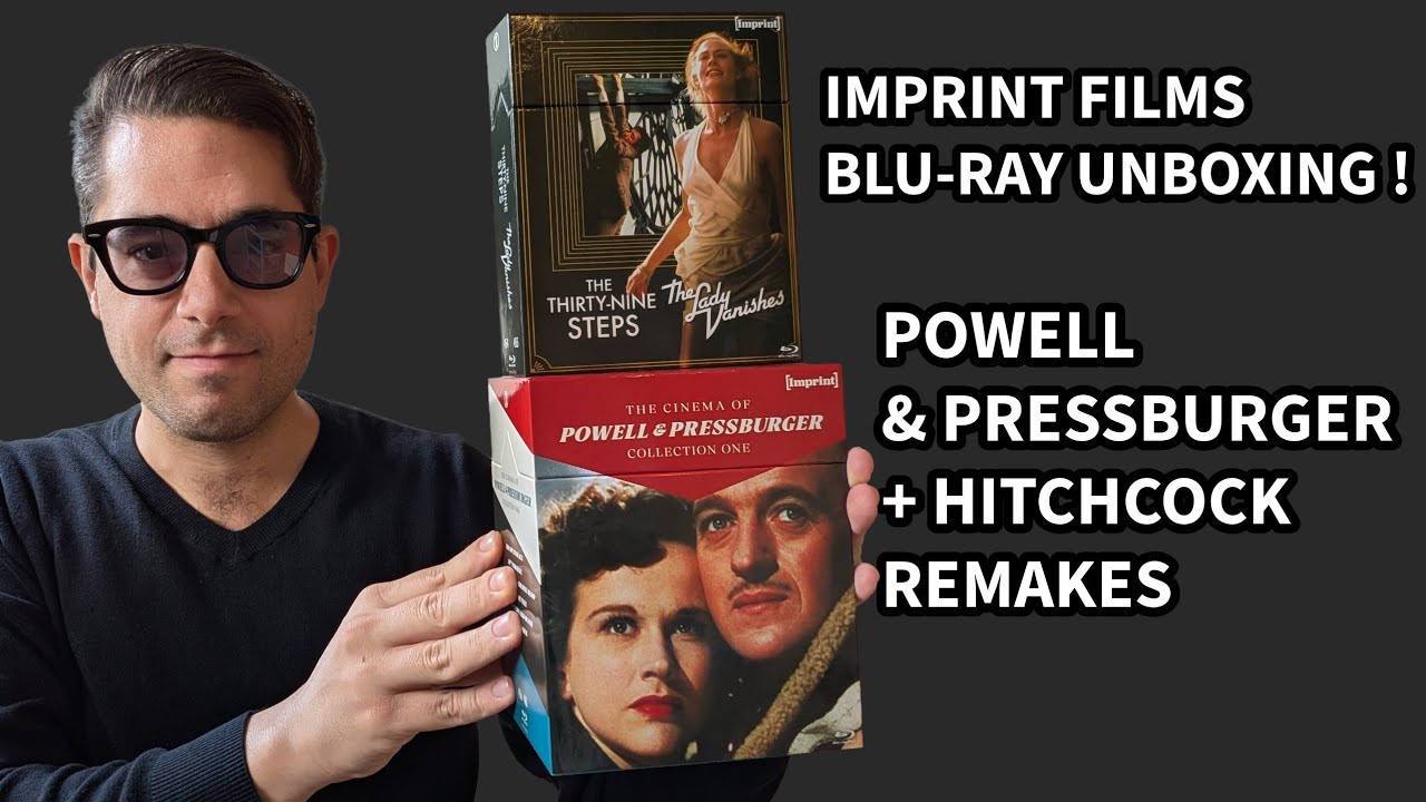 IMPRINT FILMS Blu-Ray Распаковка - Ремейки Powell & Pressburger + Hitchcock!