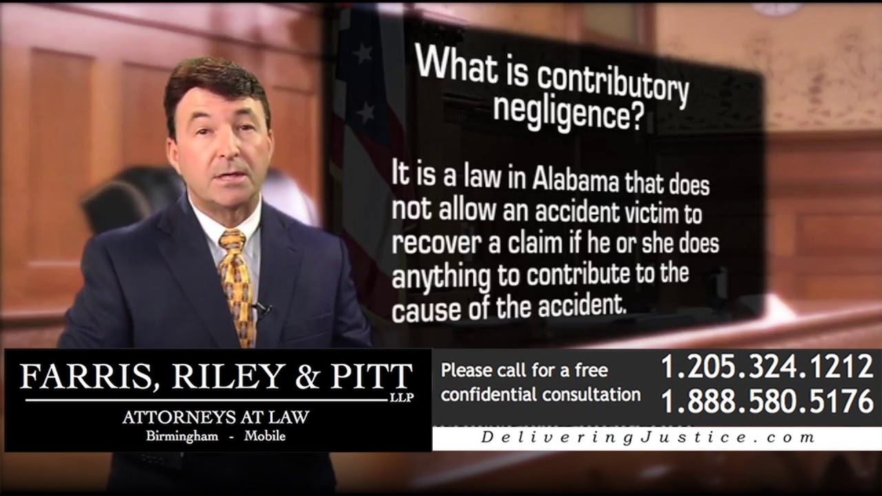 Alabama Personal Injury Attorney Explains Contributory Negligence