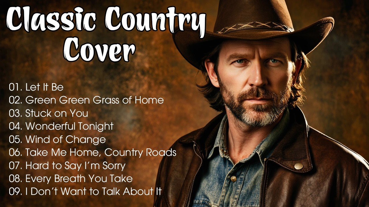 Let It Be, Green Green Grass of Home, Stuck on You – Classic Country Music Timeless 60s, 70s, 80s