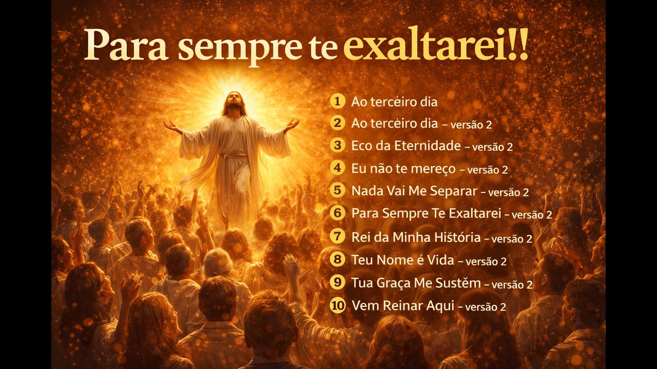 Para sempre te exaltarei, Adoração 2026, Hinos Evangélicos 2026,  Hinos Gospel, Cristão 2026
