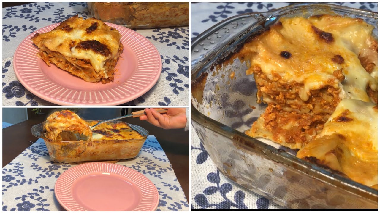 لازانيا بالدجاج الذ لازانيا راح تجربوها 😩🔥 Delicious chicken lasagna